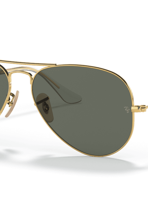 Aviator Solid Gold G-15 Green Solid Color Polished Gold