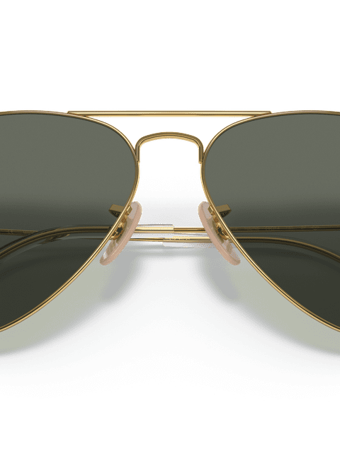 Aviator Solid Gold G-15 Green Solid Color Polished Gold