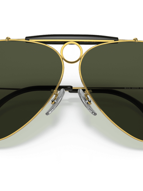 Shooter Green Solid Color Polished Gold