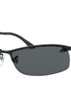 Ray-Ban Sunglasses Man Rb3183 - Black Frame Grey Lenses 63-15 Polarized