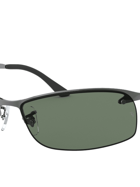 Ray-Ban Sunglasses Man Rb3183 - Gunmetal Frame Green Lenses 63-15