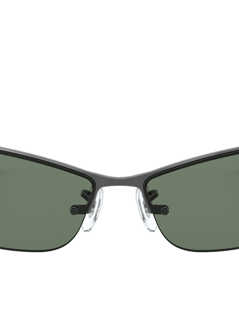 Ray-Ban Sunglasses Man Rb3183 - Gunmetal Frame Green Lenses 63-15