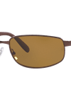 Ray-Ban Sunglasses Man Rb3254 - Brown Frame Brown Lenses 61-16 Polarized