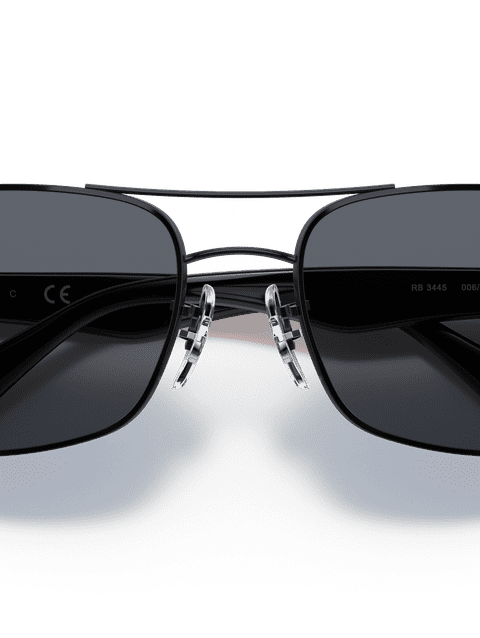 Ray-Ban Sunglasses Man Rb3445 - Black Frame Grey Lenses 61-17 Polarized