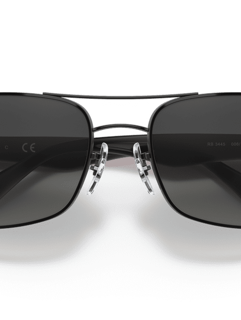 Ray-Ban Sunglasses Man Rb3445 - Black Frame Grey Lenses 61-17