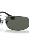 Ray-Ban Sunglasses Man Rb3445 - Black Frame Green Lenses 61-17