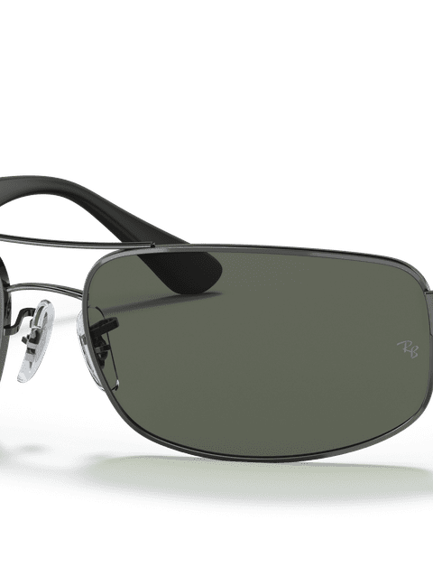 Ray-Ban Sunglasses Man Rb3445 - Black Frame Green Lenses 61-17