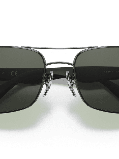 Ray-Ban Sunglasses Man Rb3445 - Black Frame Green Lenses 64-17