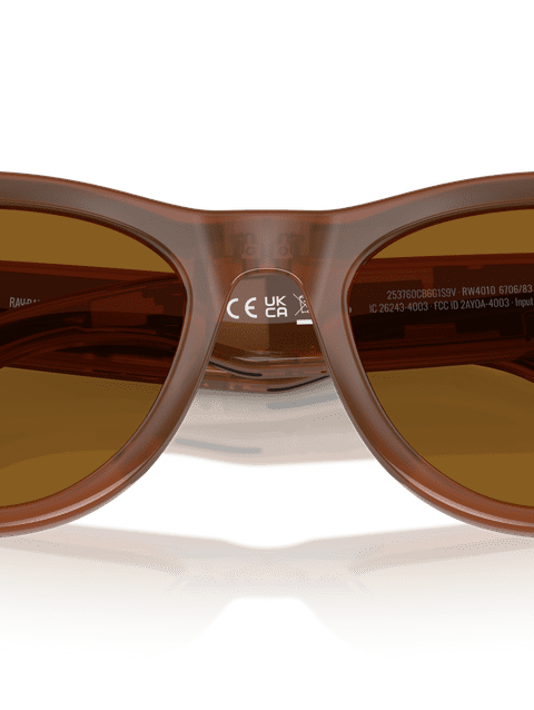 Ray-Ban Meta Skyler Smart Glasses Caramel Frame Brown Lenses