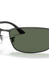 Ray-Ban Sunglasses Man Rb3498 - Black Frame Green Lenses 61-17