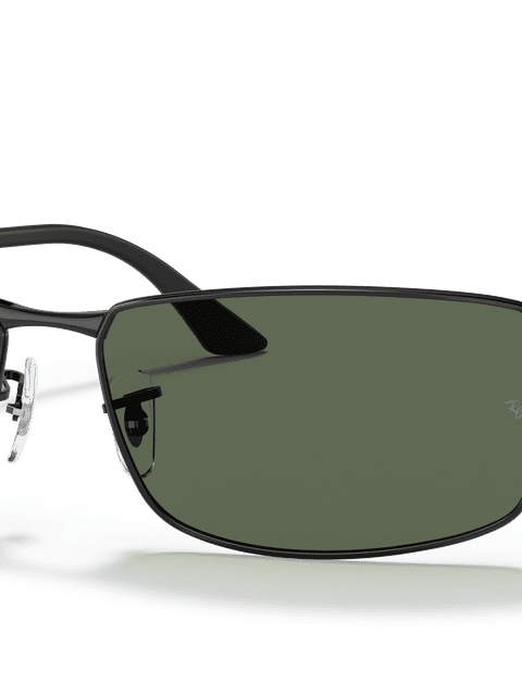 Ray-Ban Sunglasses Man Rb3498 - Black Frame Green Lenses 61-17