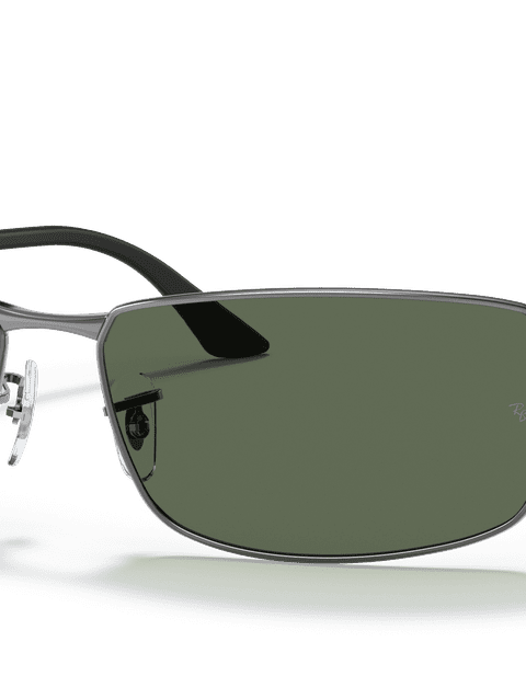 Ray-Ban Sunglasses Man Rb3498 - Gunmetal Frame Green Lenses 61-17