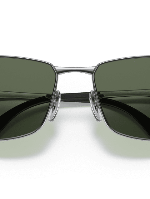 Ray-Ban Sunglasses Man Rb3498 - Gunmetal Frame Green Lenses 61-17