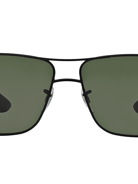 Ray-Ban Sunglasses Man Rb3516 - Black Frame Green Lenses 59-15 Polarized