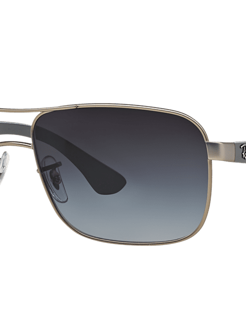 Ray-Ban Sunglasses Man Rb3516 - Matte Grey Frame Grey Lenses 59-15