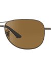 Ray-Ban Sunglasses Man Rb3519 - Gunmetal Frame Brown Lenses 59-15 Polarized