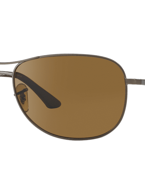 Ray-Ban Sunglasses Man Rb3519 - Gunmetal Frame Brown Lenses 59-15 Polarized