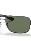 Ray-Ban Sunglasses Man Rb3522 - Gunmetal Frame Green Lenses 61-17