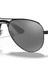 Ray-Ban Sunglasses Man Rb3523 - Black Frame Silver Lenses 59-17