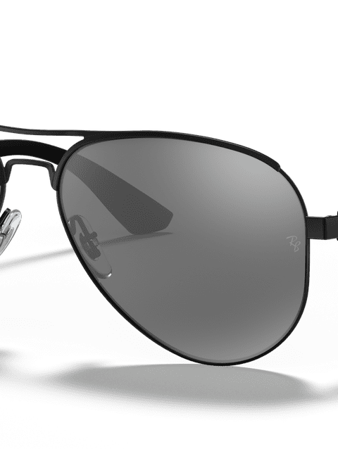 Ray-Ban Sunglasses Man Rb3523 - Black Frame Silver Lenses 59-17