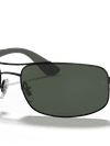 Ray-Ban Sunglasses Man Rb3527 - Black Frame Green Lenses 61-17