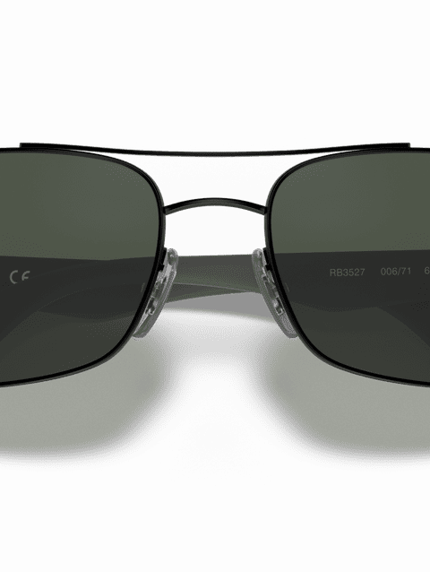 Ray-Ban Sunglasses Man Rb3527 - Black Frame Green Lenses 61-17