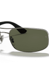 Ray-Ban Sunglasses Man Rb3527 - Gunmetal Frame Green Lenses 61-17 Polarized