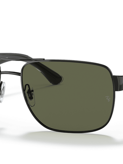 Ray-Ban Sunglasses Man Rb3530 - Black Frame Green Lenses 58-17 Polarized