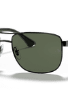 Ray-Ban Sunglasses Man Rb3533 - Black Frame Green Lenses 57-17