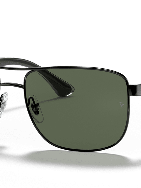 Ray-Ban Sunglasses Man Rb3533 - Black Frame Green Lenses 57-17