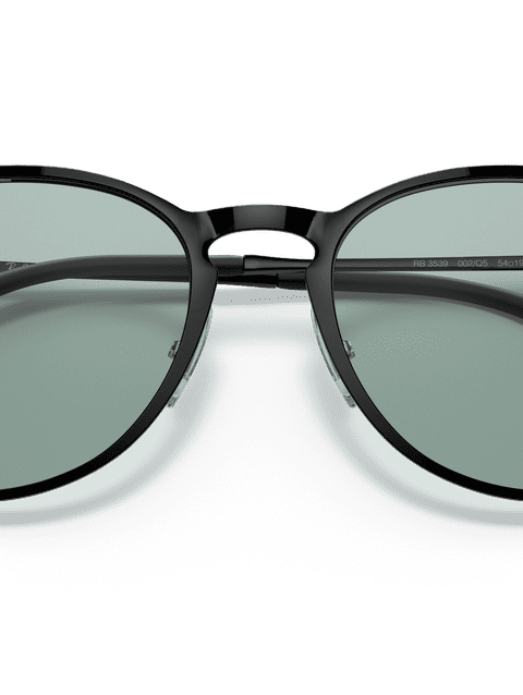 Ray-Ban Sunglasses Woman Erika Metal Evolve - Black Frame Green Lenses 54-19