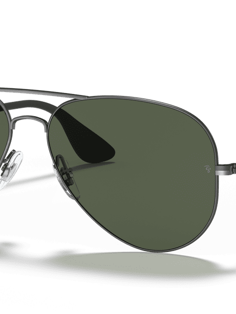 Ray-Ban Sunglasses Unisex Rb3558 - Black Frame Green Lenses 58-14