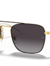 Ray-Ban Sunglasses Man Rb3588 - Black On Gold Frame Grey Lenses 55-19