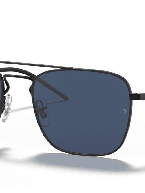 Ray-Ban Sunglasses Man Rb3588 - Black Frame Blue Lenses 55-19