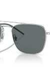 Ray-Ban Sunglasses Man Rb3588 - Silver Frame Grey Lenses 55-19 Polarized