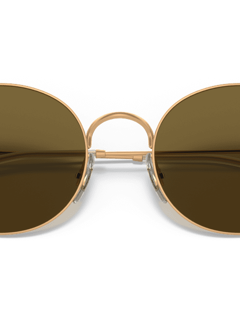 Ray-Ban Sunglasses Unisex Ray-Ban Beat - Gold Frame Brown Lenses 53-20