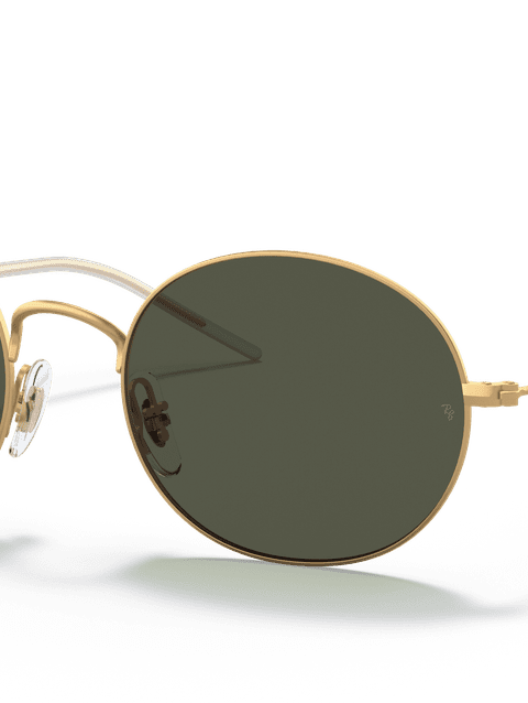 Ray-Ban Sunglasses Unisex Ray-Ban Beat - Gold Frame Green Lenses 53-20