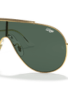 Ray-Ban Sunglasses Man Wings - Arista Gold Frame Green Lenses 01-33