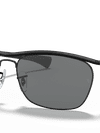 Ray-Ban Sunglasses Unisex Olympian II Deluxe - Black Frame Grey Lenses 60-16