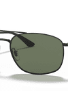 Ray-Ban Sunglasses Man Rb3654 - Black Frame Green Lenses 60-18