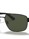 Ray-Ban Sunglasses Man Rb3663 - Black Frame Green Lenses 60-17