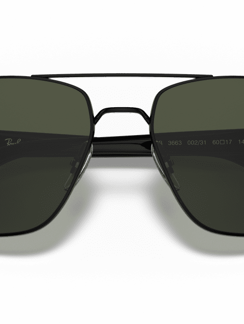 Ray-Ban Sunglasses Man Rb3663 - Black Frame Green Lenses 60-17