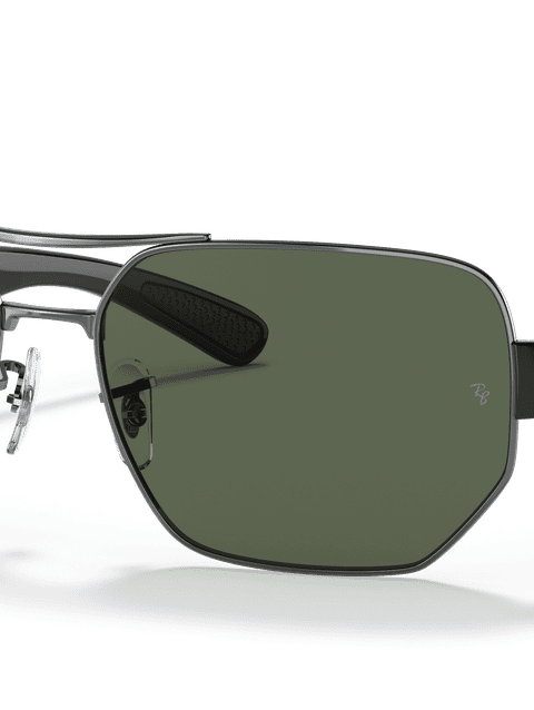 Ray-Ban Sunglasses Unisex Rb3672 - Black Frame Green Lenses 60-17