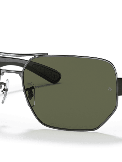 Ray-Ban Sunglasses Unisex Rb3672 - Tortoise Frame Green Lenses 60-17 Polarized