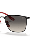 Ray-Ban Sunglasses Unisex Rb3673m Scuderia Ferrari Collection - Red Frame Grey Lenses 56-17