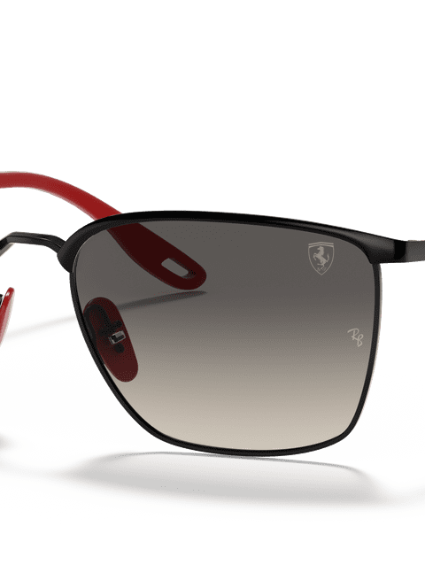 Ray-Ban Sunglasses Unisex Rb3673m Scuderia Ferrari Collection - Red Frame Grey Lenses 56-17