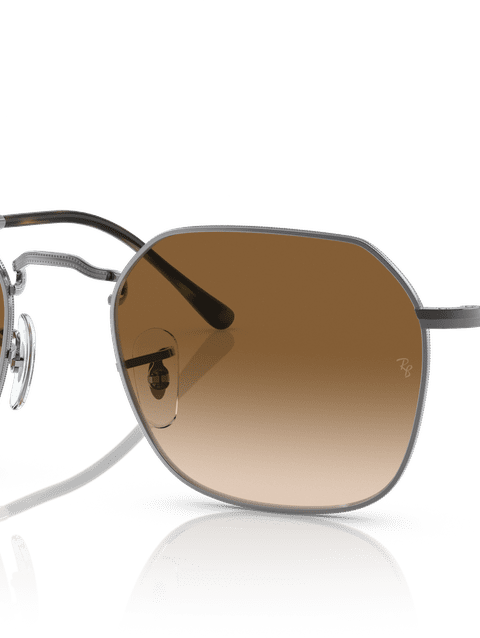 Ray-Ban Sunglasses Unisex Jim - Gunmetal Frame Brown Lenses 55-20