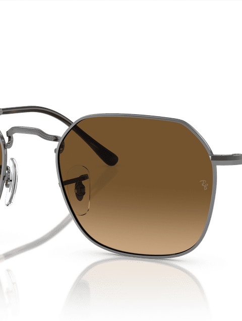 Ray-Ban Sunglasses Unisex Jim - Gunmetal Frame Brown Lenses 55-20 Polarized