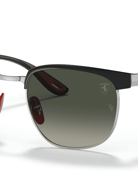 Ray-Ban Sunglasses Unisex Rb3698m Scuderia Ferrari Collection - Black Frame Grey Lenses 53-20