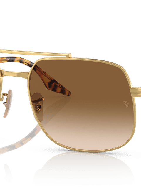 Ray-Ban Sunglasses Unisex Rb3699 - Yellow Havana Frame Brown Lenses 59-18